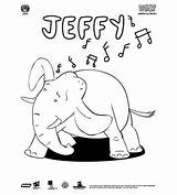 Speaks Martha Coloring Pages Jeffy Book sketch template