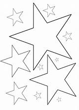 Grandes Estrella Ausmalbilder Ausmalbild Pequeñas Fugaz Pequenas Malvorlagen sketch template