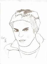 Coloring Pages Edward Twilight Cullen Pattinson Robert sketch template