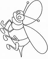 Bee Coloring Bees Cartoon Freebees Crafty Baby Advertisements sketch template