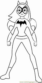 Batgirl Printable Frost Cricut sketch template