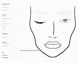 Face Makeup Blank Template Charts Chart Mac Clipart Library Info Facechart Clip Designing Seasons Upcoming Events sketch template