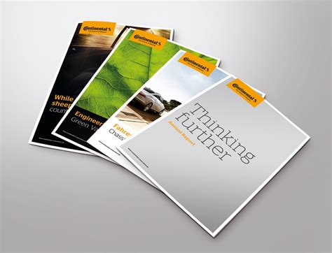 continental broschueren design tagebuch