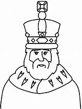 King Coloring Pages Crown Wear His Color Kids sketch template
