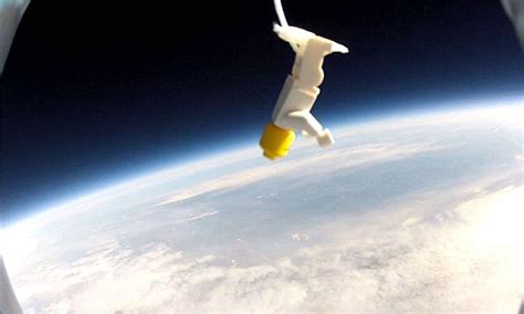 lego has lift off best friends launch toy figures 90 000ft into space using a £250 homemade