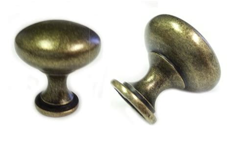 25pcs Antique Brass Mushroom Kitchen Cabinet Knobs 30mm 1 1 4