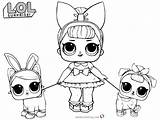 Lol Coloring Pages Dolls Doll Baby Printable Fancy Pet Kids Pets Two Print Color Sheets Bunny Ugly Colorat Bettercoloring Painting sketch template