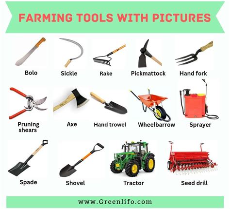 common farm tools  equipment names pictures   green lifo