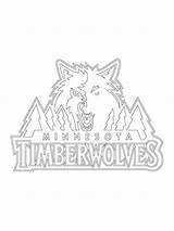 Timberwolves Nba Letscolorit sketch template
