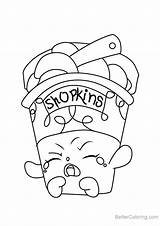 Ice Shopkins Cream Coloring Dream Pages Kids Printable sketch template