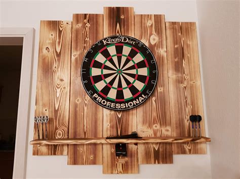 wds darts sports wooden dartboard surround premium dart wall protector  tablet holder
