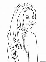 Beyonce Coloring Pages Celebrity Drawing Pop Printable Ausmalbilder Celebreties Stars Color Template Famous People Print Book Popular Categories sketch template