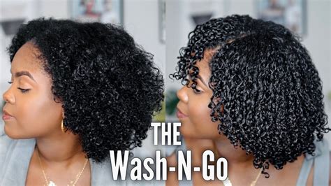 wash n go tutorial for natural hair minimarley youtube