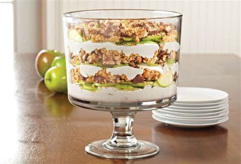 snickers apple trifle trifle bowl recipes pampered chef pampered