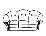 Couch Coloring Colorear Book Coloringcrew sketch template