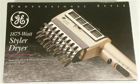 vintage ge electirc  watt professional hair styler brush dryer generalelectric hair