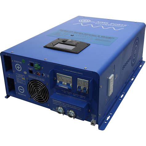 aims power  watt vdc  vac split phase inverter charger walmartcom