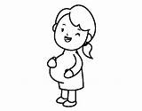 Embarazada Embarazadas Chica Madre Embarazo Incinta Imagui Mamas Colorare Adolescentes Madres Mamá Dibuixos Noia Acolore sketch template