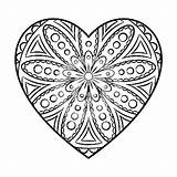 Heart Coloring Pages Print Simple Adults Colouring Shape Printable Hearts Human Colorings Getcolorings Big Getdrawings Color Large sketch template