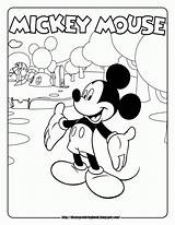 Coloring Mickey Mouse Pages Birthday Clubhouse Popular sketch template