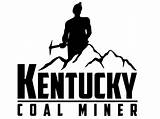 Coal Miner Kentucky Decal sketch template