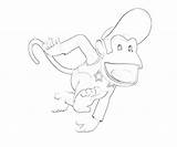 Kong Diddy Coloring Pages Popular Donkey Coloringhome Comments sketch template