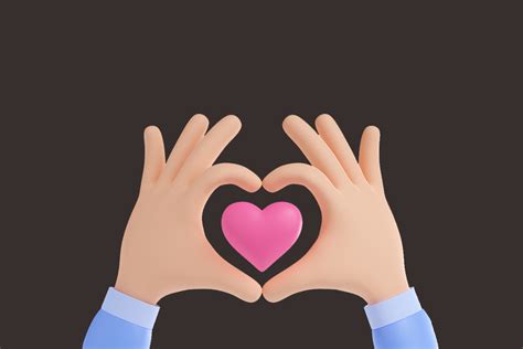 heart hands emoji  creative   share love  connection