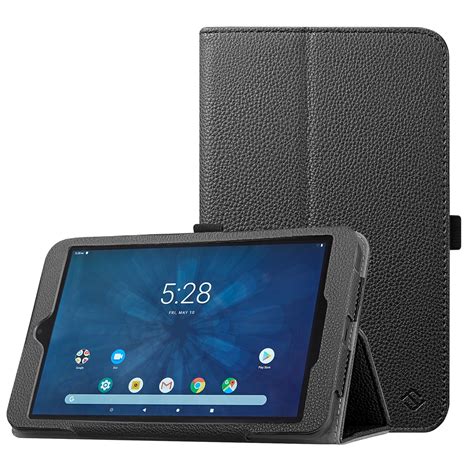fintie case   onn   android tablet folio cover  stylus holder black walmart