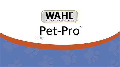 wahl pet pro complete pet clipper kit   youtube