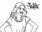 Violetta Coloring Coloriage Pages Leon Template Dessiner Top sketch template