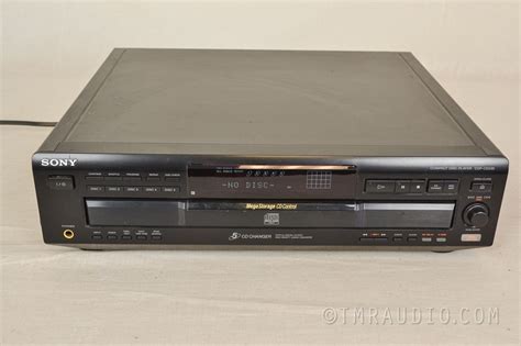 sony cdp ce  disc carousel cd changer player   room