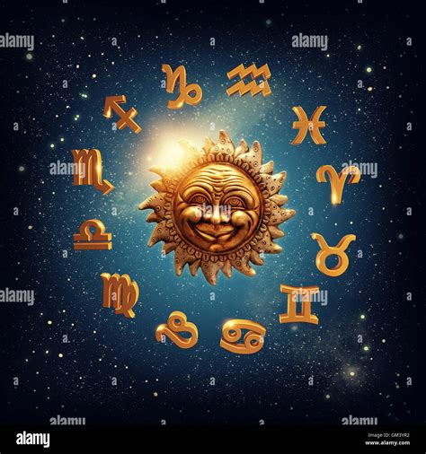 sun signs zodiac  res stock photography  images alamy