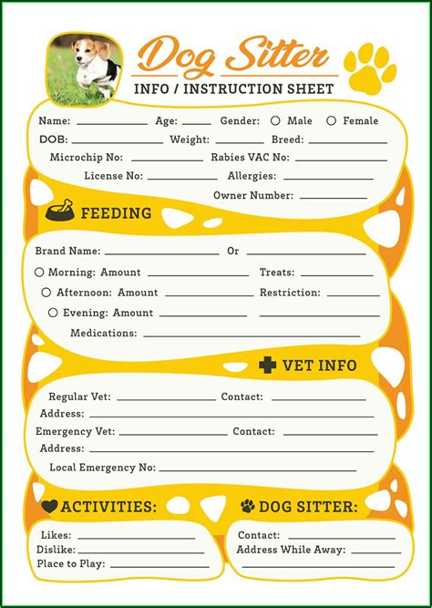 pet sitter template  template  resume examples qjeqbmy