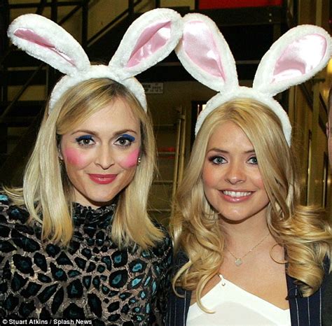 Fearne Cotton And Holly Willoughby Rock Rabbit Ears For Celebrity Juice