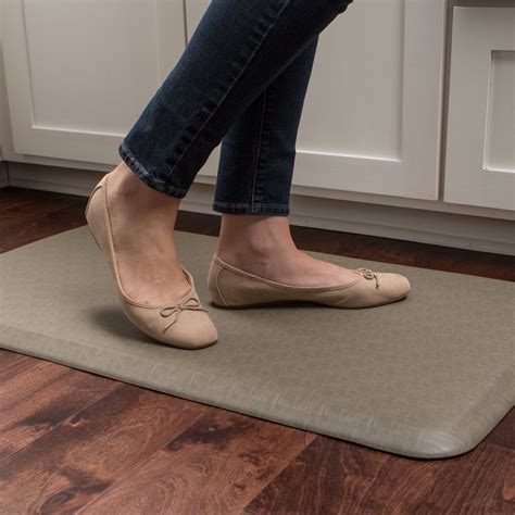 gelpro elite anti fatigue kitchen comfort mat  linen granite grey walmartcom