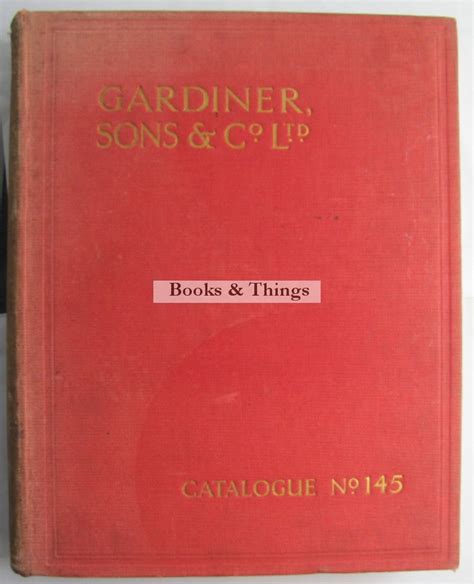 gardiner sons  books