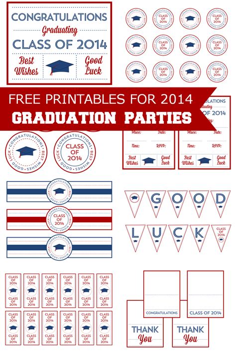graduation party printables  printabelle catch  party