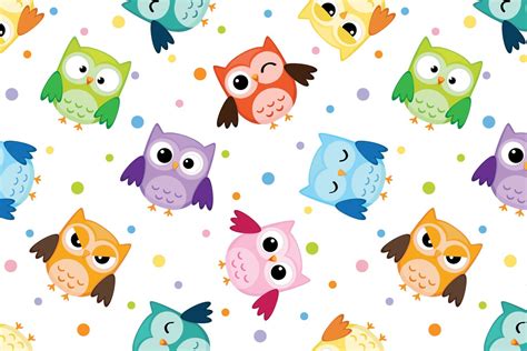 owl pattern print  wallpaper