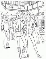 Barbie Coloring Pages Friends Spy Squad Print Printable Color Girls Kids Comments Getcolorings Adults Template Site sketch template