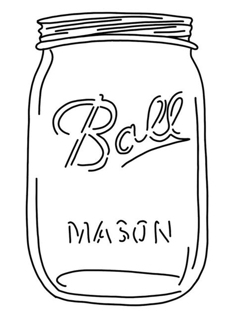 high quality mason jar clipart hand drawn transparent png