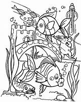 Aquarium Coloring Pages Fish Printable Kids Tank Baltimore Drawing Color Getdrawings Getcolorings Print sketch template