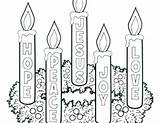 Advent Coloring Pages Wreath Printable Getcolorings Color Getdrawings sketch template