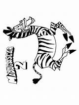 Marty Coloring Pages Zebra Printable Recommended sketch template