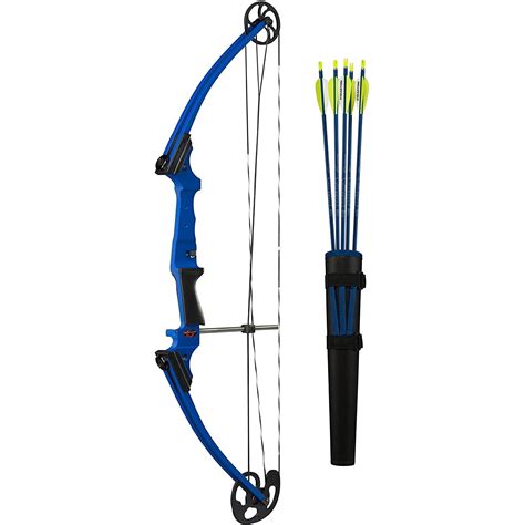 genesis archery original blue compound target practice bow kit  handed walmartcom