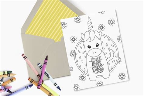 printable unicorn birthday card design eat repeat printable unicorn