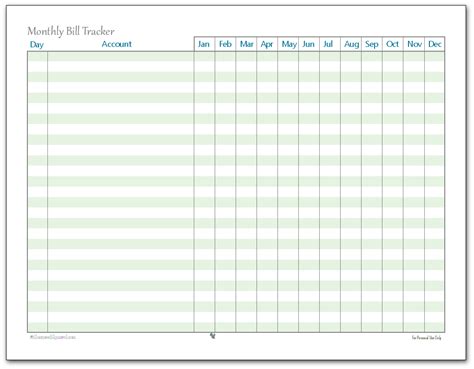 finance printables    stay  track scattered