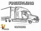 Freightliner Wheeler Cascadia Camiones Truck Distinta sketch template