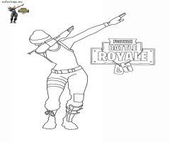 fortnite dab coloring pages monaicyn kitchen ideas