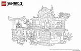 Ninjago Palais Imprimé Palace Colorier Ligne sketch template