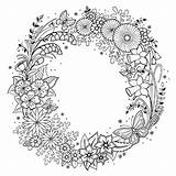 Coloring Pages Canon Johanna Basford Printable Adults Book Fall Flower Adult Floral Books Wreath Color Exclusive Mandala Usa Shop Designlooter sketch template